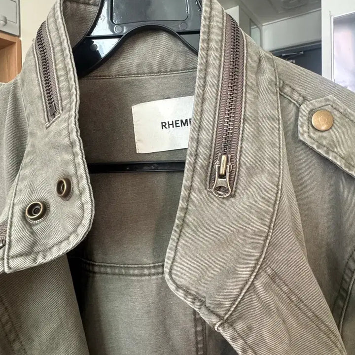 [SOLD OUT] 리임 빈티지 워싱 카키 야상 자켓