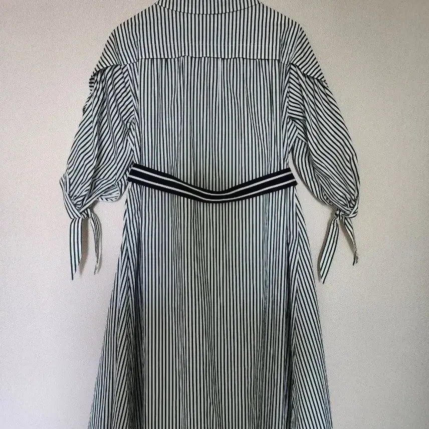 [BUNJANG] Maje Striped Shirt Dress / 마쥬 (새상품)스트라이프 셔츠 원피스