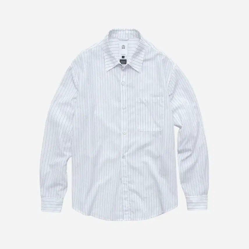 [SOLD OUT] [2] 폴리테루 루즈드스트라이프셔츠 워시드화이트