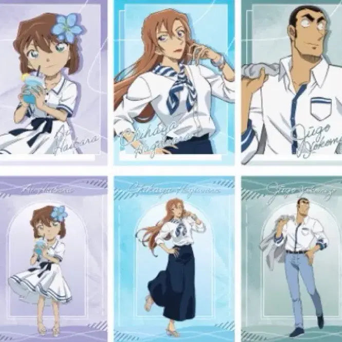 [BUNJANG] Detective Conan Seaside Trading Card Bundle Set / 일괄택포) 명탐정 코난 seaside 트레이딩 카드 치하야쥬고세라하이바라