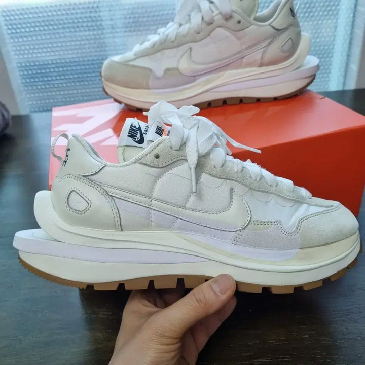 [BUNJANG] Nike x Sacai Vaporwaffle White / 나이키사카이 베이퍼와플 화이트 [260]