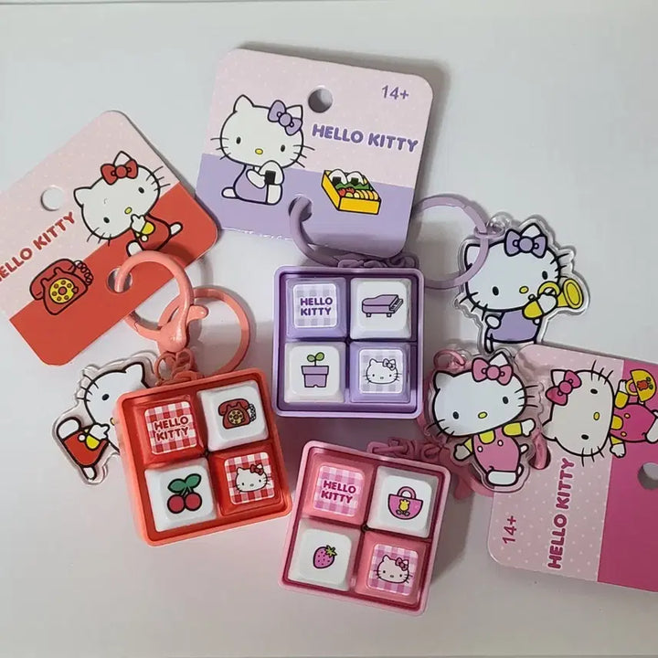 [BUNJANG] Hello Kitty LED &amp; Sound Keychain / [새상품] 헬로키티 키캡키링