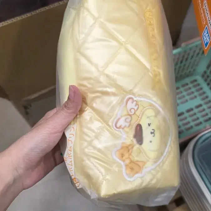 [BUNJANG] Sanrio Pompompurin Quilted Pouch / 산리오쿠지 14번 폼폼푸린 파우치