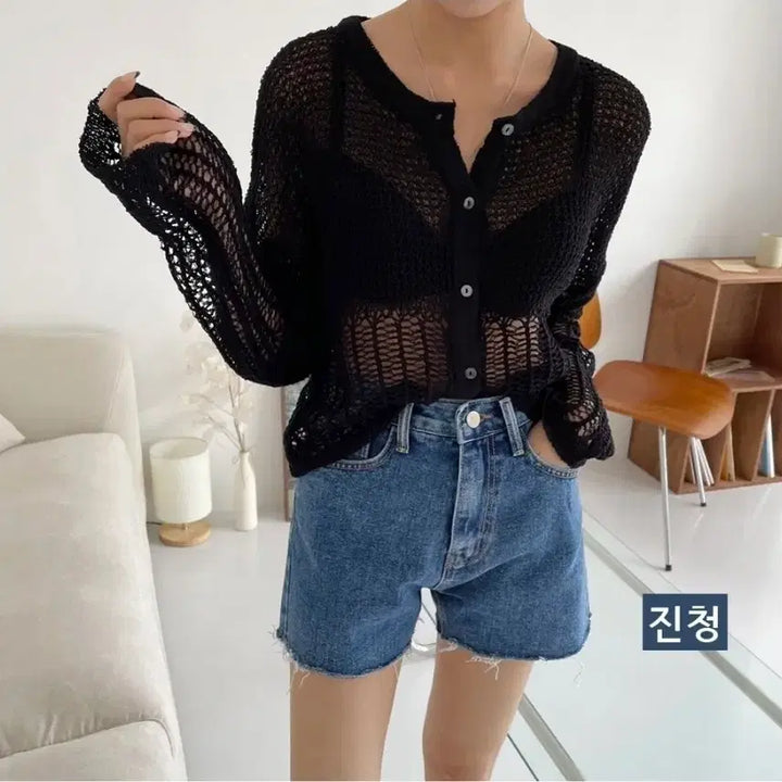 [BUNJANG] Basic Denim Cut-Off Hem Shorts (3 Colors) / [ S-3XL ] 밑단 컷팅 기본 청 데님 반바지 3color