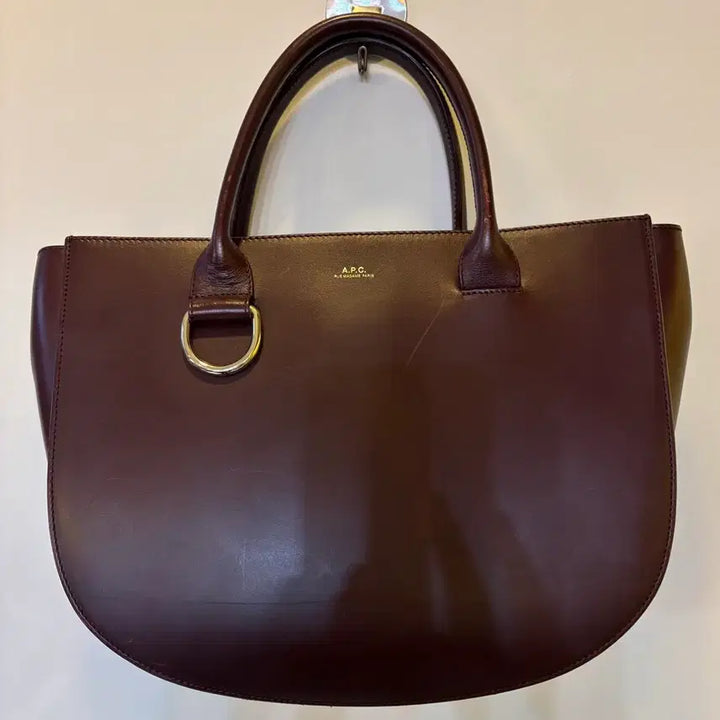 [BUNJANG] A.P.C Burgundy Tote Bag / A.P.C 아페쎄 가방 버건디 토트백