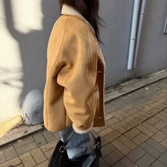 [BUNJANG] Smooth Mood Suede Mouton / 스무스 무드 무스탕