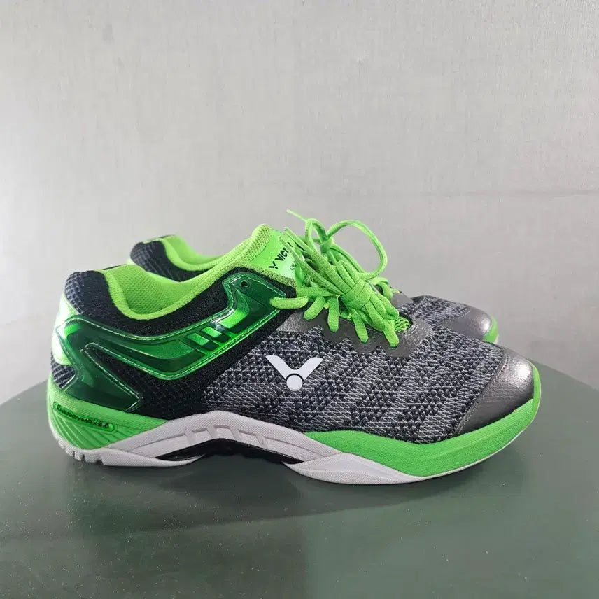 [BUNJANG] Victor Badminton Shoes Black/Green 270mm / 270mm빅터 배드민턴화 블랙/그린    -874