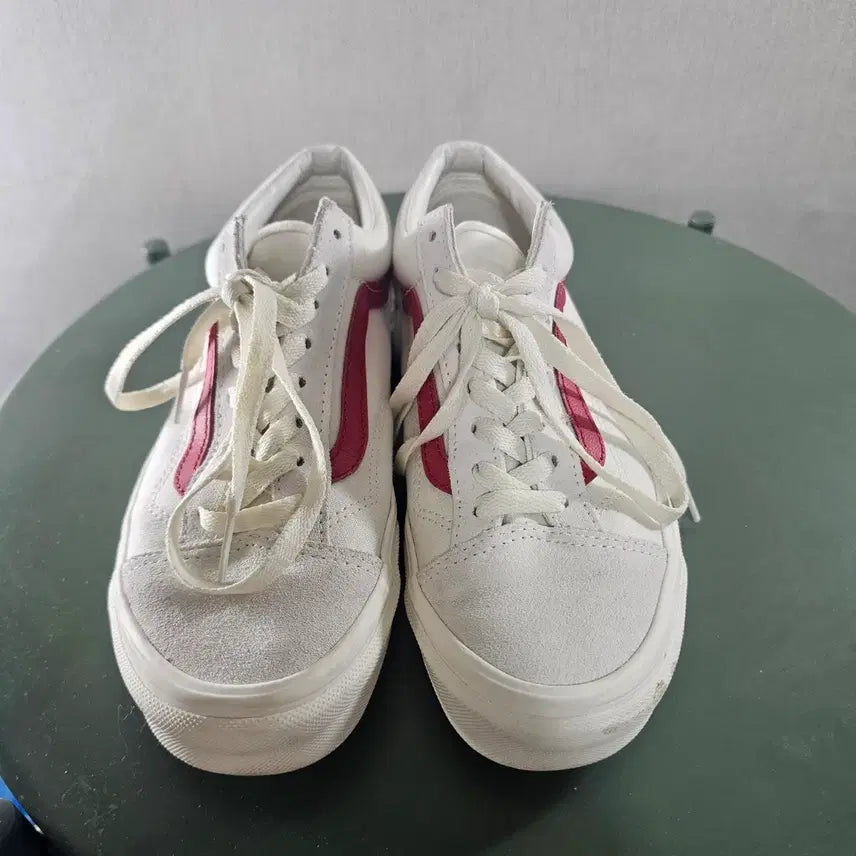 [BUNJANG] Vans Style 36 Sneakers White/Red 250mm / 250mm반스 36 화이트/레드 스니커즈  -875