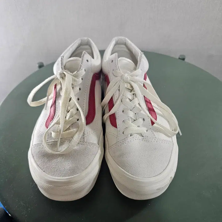[BUNJANG] Vans Style 36 Sneakers White/Red 250mm / 250mm반스 36 화이트/레드 스니커즈  -875