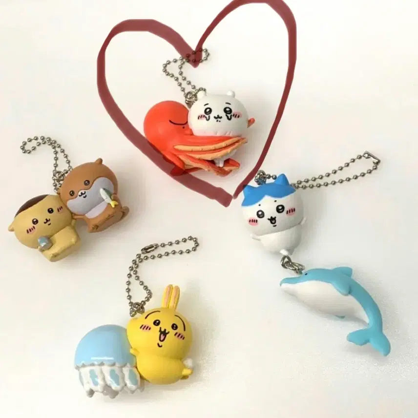 [BUNJANG] Munjakgwi Chiikawa Aquarium Series Keyring / 미개봉) 먼작귀 치이카와 수족관 시리즈 키링