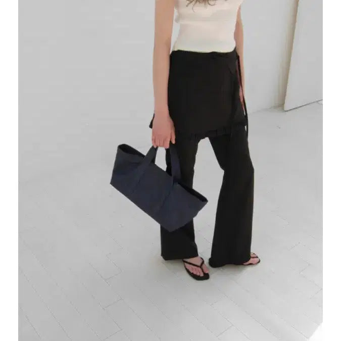 [BUNJANG] Poet Slliing Pants Skirt Set Black S / 포에토 slliing pants skirt set 블랙 S사이즈