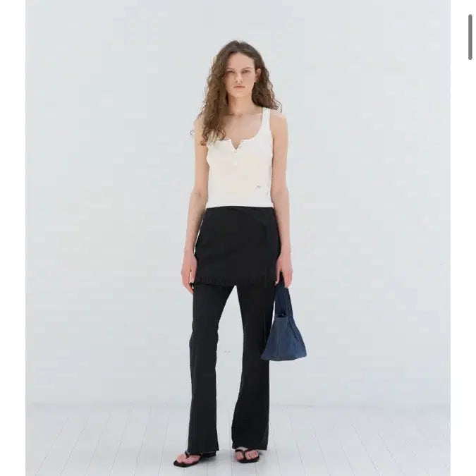 [BUNJANG] Poet Slliing Pants Skirt Set Black S / 포에토 slliing pants skirt set 블랙 S사이즈