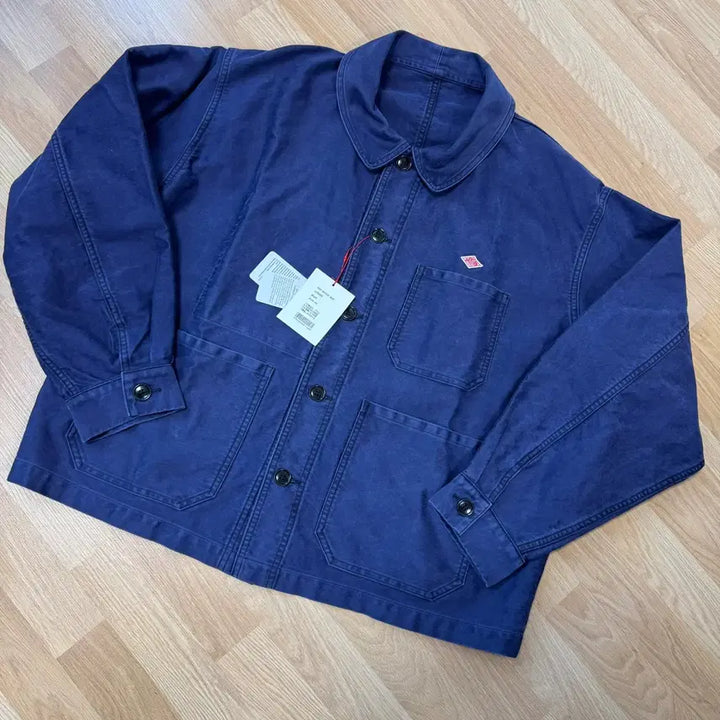 [BUNJANG] Danton French Work Jacket French Moleskin Coverall / [40] 단톤 프렌치 워크자켓 (프렌치 몰스킨 커버올)