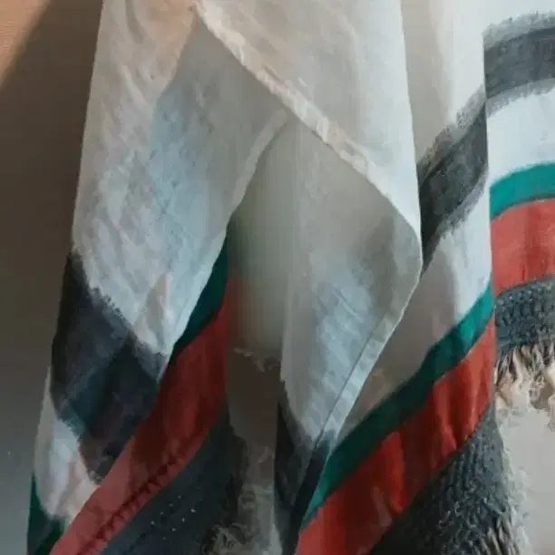 [BUNJANG] Bonomano &amp; Ferrari Linen Pancho Shawl / 이태리 명품 보나마노 앤 페라리  고급판초숄/판초/린넨판초숄/프리사이즈
