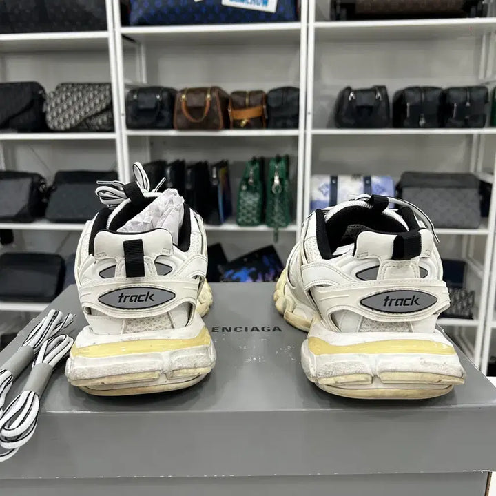 [BUNJANG] Balenciaga Track Shoes Sneakers White / [40]발렌시아가 트랙 슈즈 스니커즈 화이트