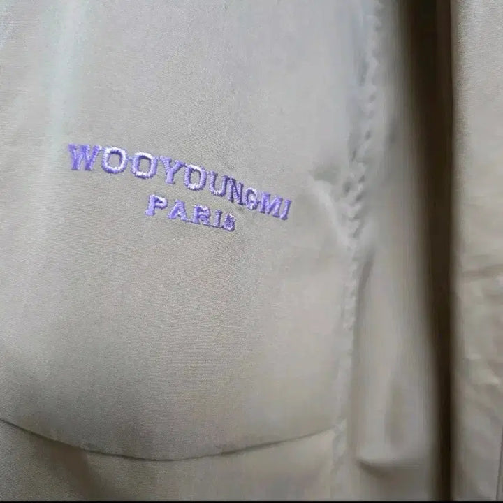 [BUNJANG] Wooyoungmi Brown Shirt Square Tab Detail / 우영미 브라운셔츠 스퀘어탭