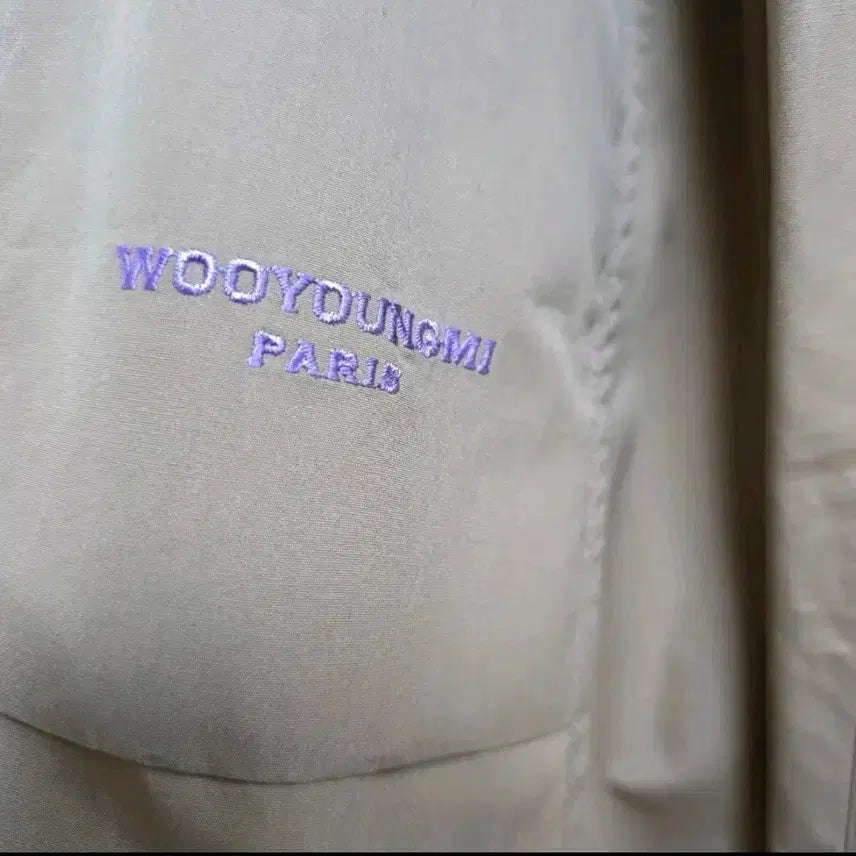 [BUNJANG] Wooyoungmi Brown Shirt Square Tab Detail / 우영미 브라운셔츠 스퀘어탭