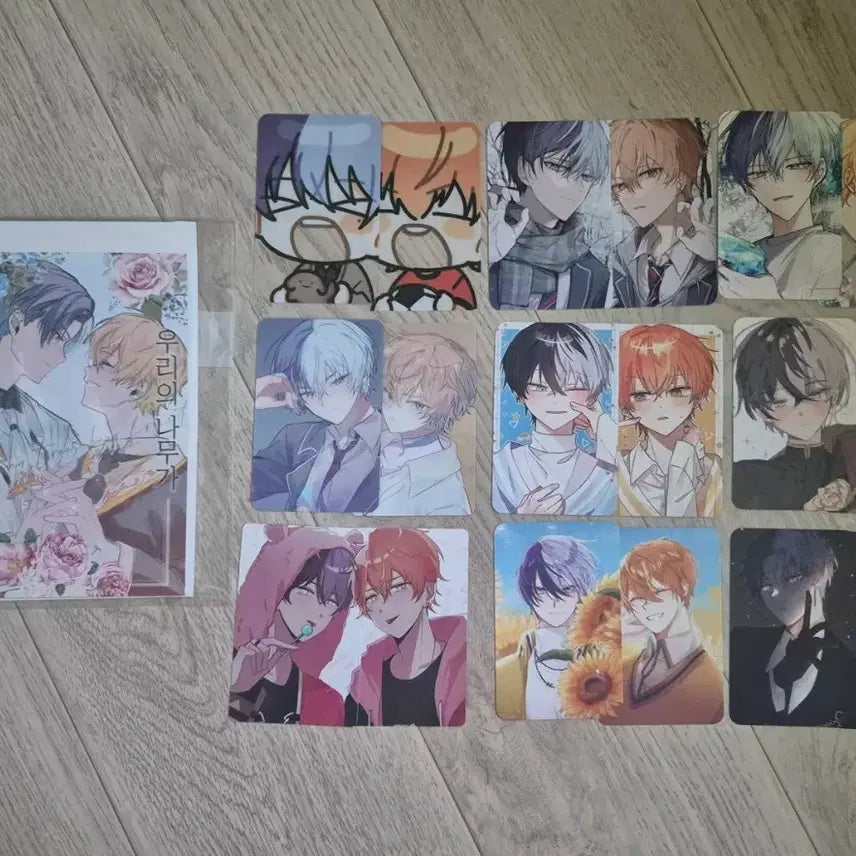 [BUNJANG] Project Sekai Touya &amp; Akito Photocard &amp; Doujinshi Bundle Set / 프세카 프로세카 토우아키 포카, 회지 양도