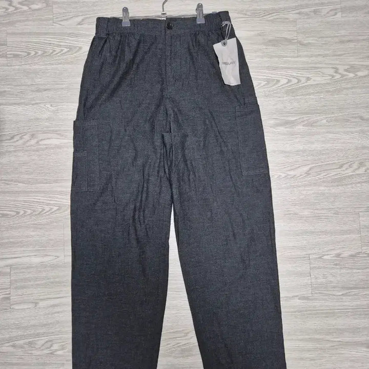 [BUNJANG] Our selves Washed Cotton Chambray Work Pants Black Indigo / [새상품/2]아워셀브스 워시드 코튼 샴브레이 워크 팬츠 블랙 인디고