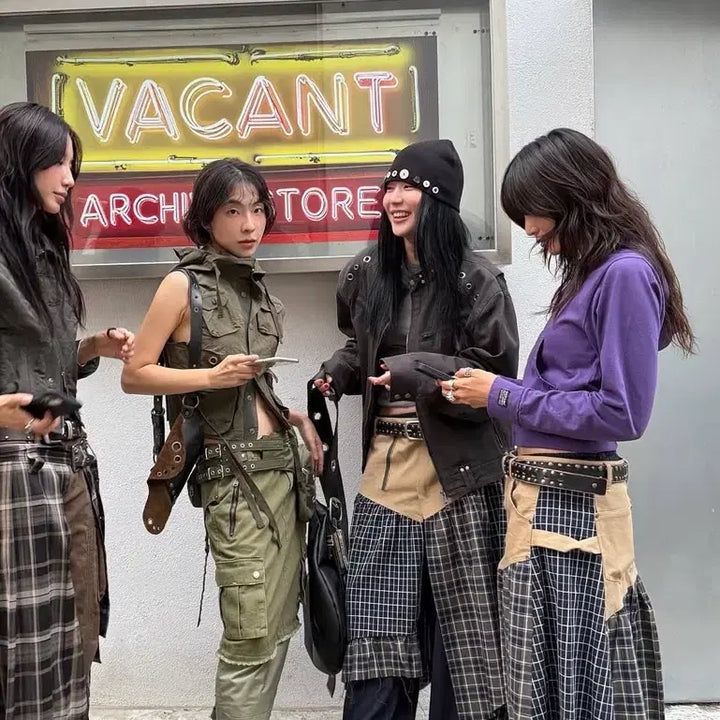 [BUNJANG] Vacant Archive Wrap Skirt / 베이컨트아카이브 vacant archive 랩 스커트 wrap skirt