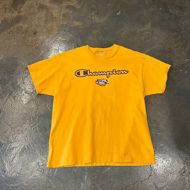 [BUNJANG] Champion Printed T-Shirt / Champion 챔피온 프린팅 반팔티