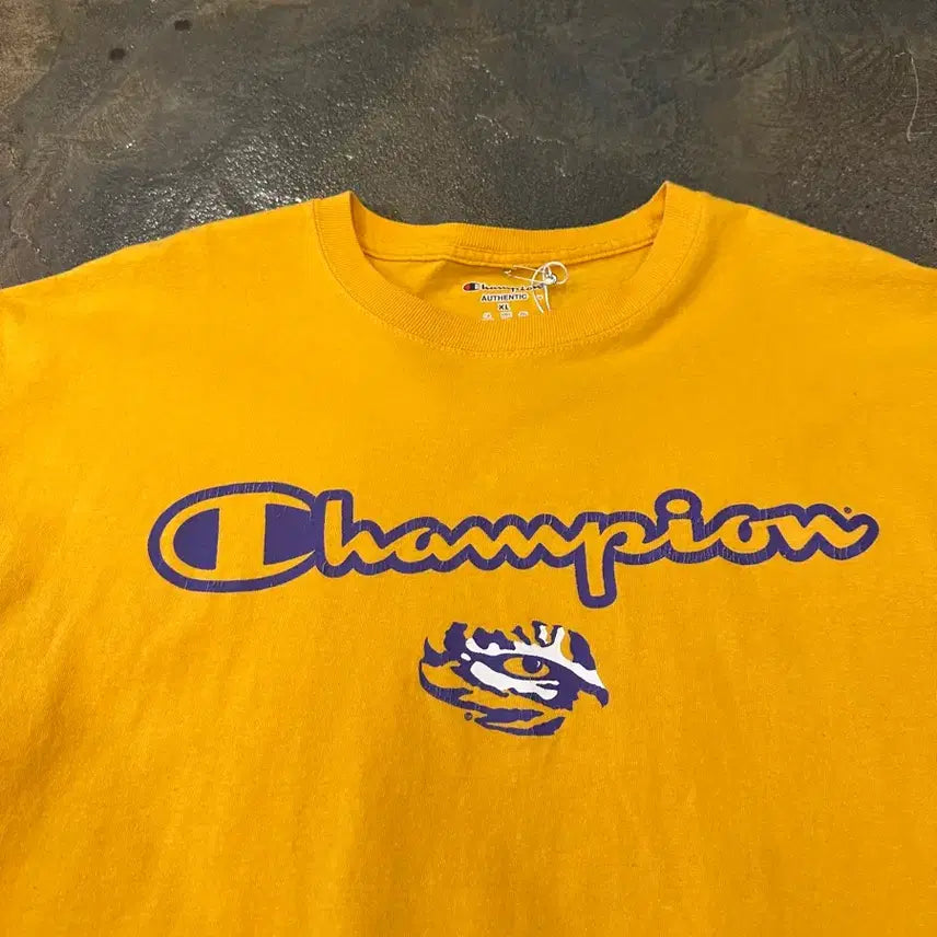 [BUNJANG] Champion Printed T-Shirt / Champion 챔피온 프린팅 반팔티