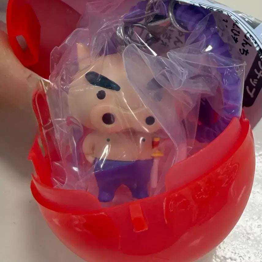 [BUNJANG] Crayon Shin-chan Buriburi Keychain / 짱구는 못말려 멀티키링 스트링 가챠 부리부리 1개