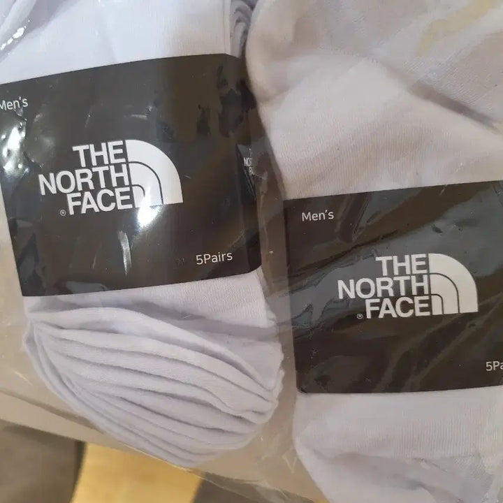 [SOLD OUT] 노스페이스 남성 흰색 양말 5켤레 2묶음 총10켤레 새상품