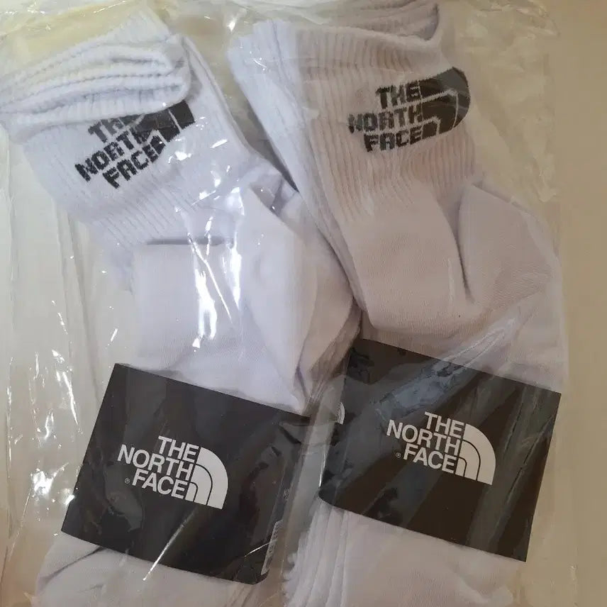 [SOLD OUT] 노스페이스 남성 흰색 양말 5켤레 2묶음 총10켤레 새상품