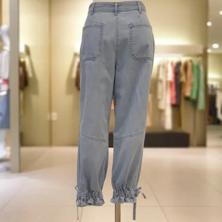 [BUNJANG] Ozssecon Denim Jogger Pants Size 38 (Waist Altered) / 오즈세컨  데님 조거 팬츠 38사이즈 새상품(허리수선)