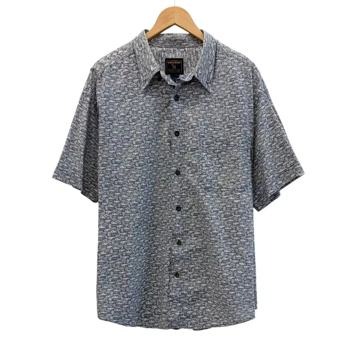 [BUNJANG] Woolrich Pattern Short Sleeve Shirt XXL / 00s 울리치 패턴 셔츠