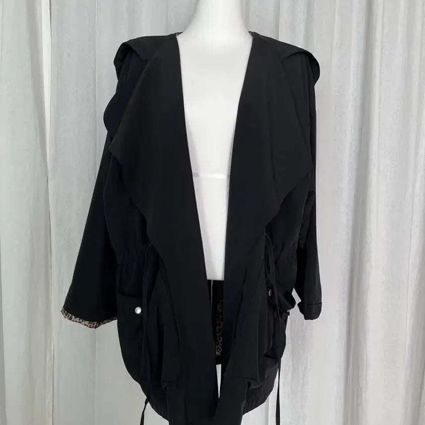 [BUNJANG] Black Trench Coat / 블랙 트레치코트