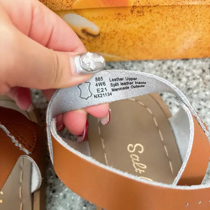 [BUNJANG] Saltwater Tan Color Sandals UK3 (225mm) / 정품 솔트워터 풀박스 탄컬러 UK3 225사이즈