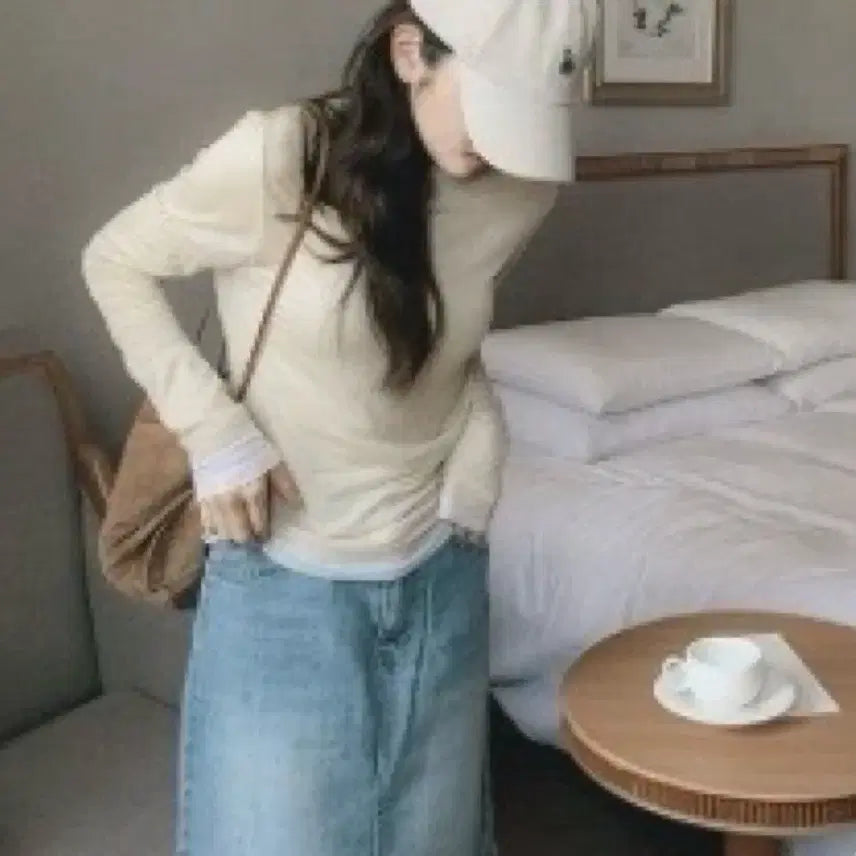 [BUNJANG] Hobs &amp; Roger Layered T-Shirt / 홉스앤드 로저 레이어드 티셔츠