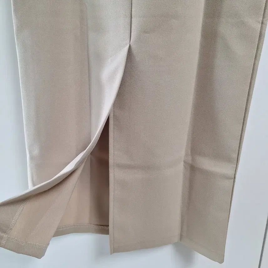 [BUNJANG] H-Line Beige Long Skirt / (새상품) H라인 베이지 롱스커트
