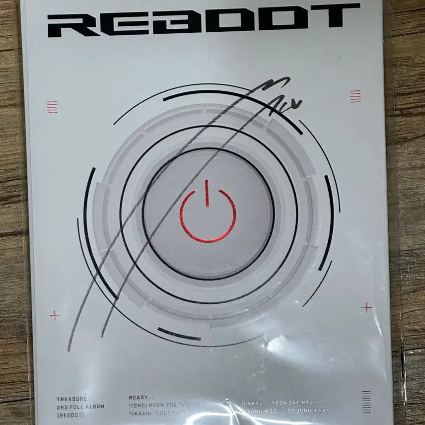 [SOLD OUT] 미개봉미사용 트레저 REBOOT 리부트 앨범 준규 싸인 앨범