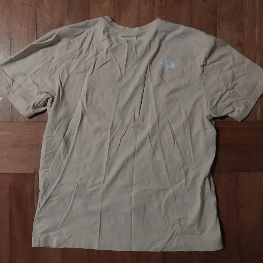 [BUNJANG] The North Face Beige Short Sleeve T-shirt / 노스페이스 베이지 반팔 티셔츠
