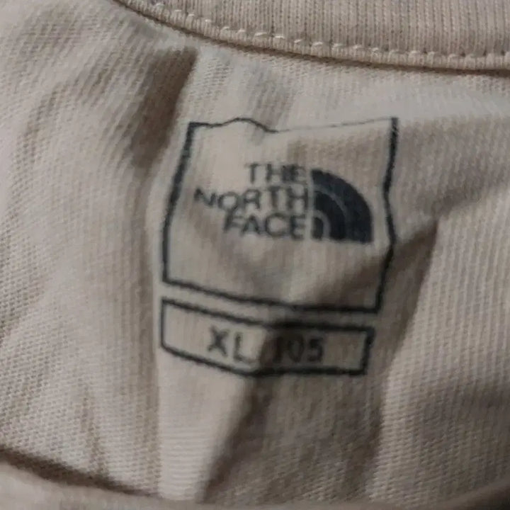 [BUNJANG] The North Face Beige Short Sleeve T-shirt / 노스페이스 베이지 반팔 티셔츠