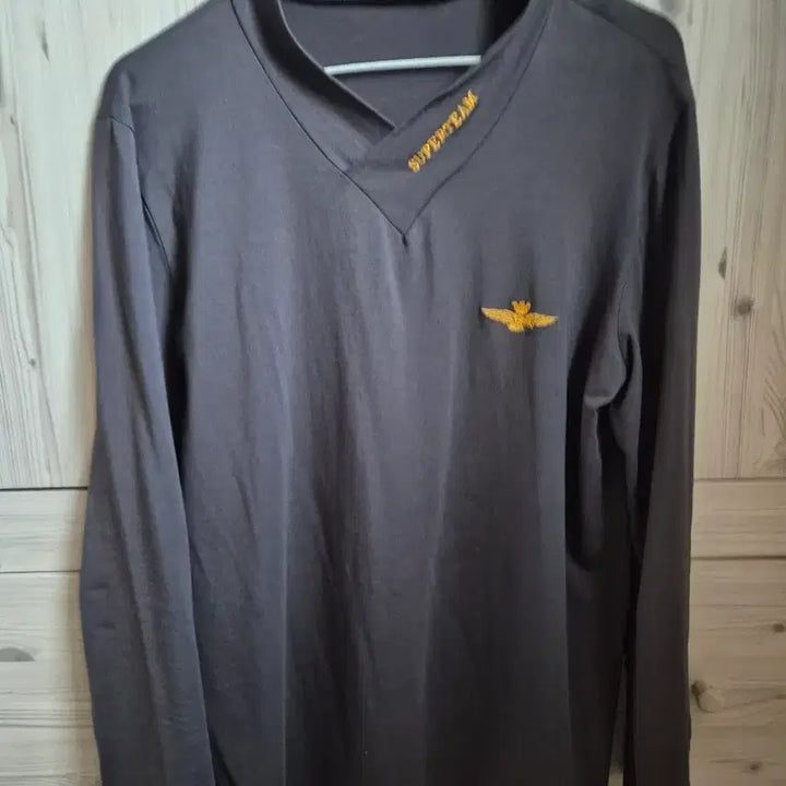 [BUNJANG] SUPERTEAM Long Sleeve Shirt (Gray) / 슈퍼팀 춘추 긴팔셔츠(그레이)