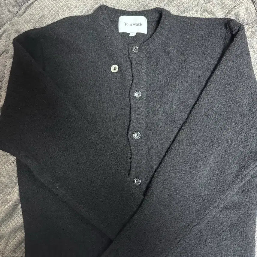 [BUNJANG] Tonywack Alpaca Cardigan Black XL / 토니웩 알파카 가디건 블랙 XL