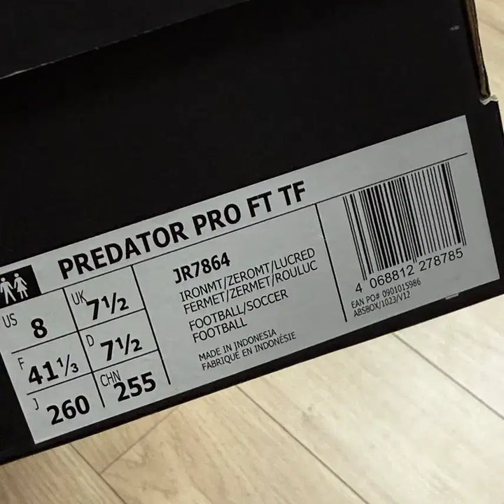 [BUNJANG] Adidas Predator Pro TF Football Shoes / 아디다스 프레데터 프로 FT TF