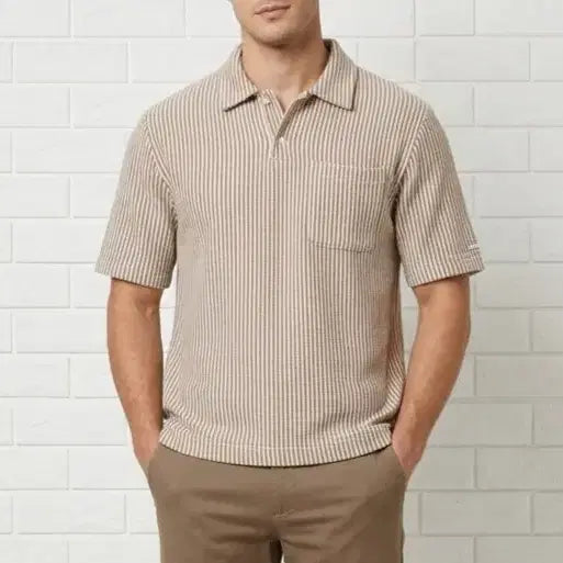 [BUNJANG] Zara Knit Short Sleeve Polo Shirt / [100]자라 니트 반팔 카라티