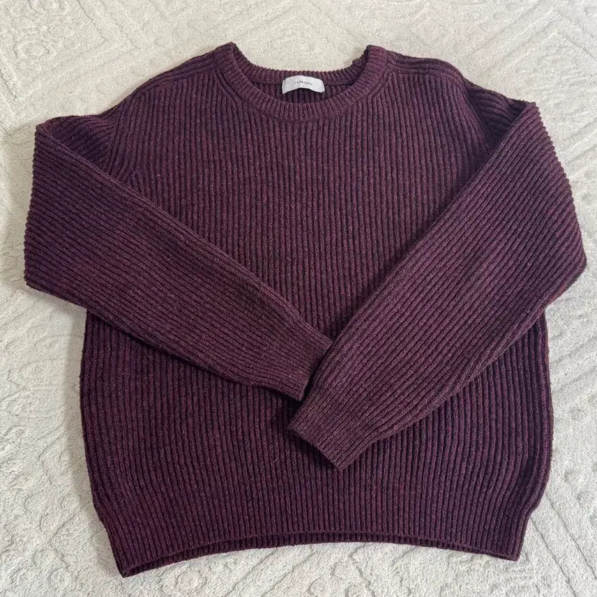 [BUNJANG] Lemaid Burgundy Knit Size 3 / 르마드 버건디 니트 3사이즈