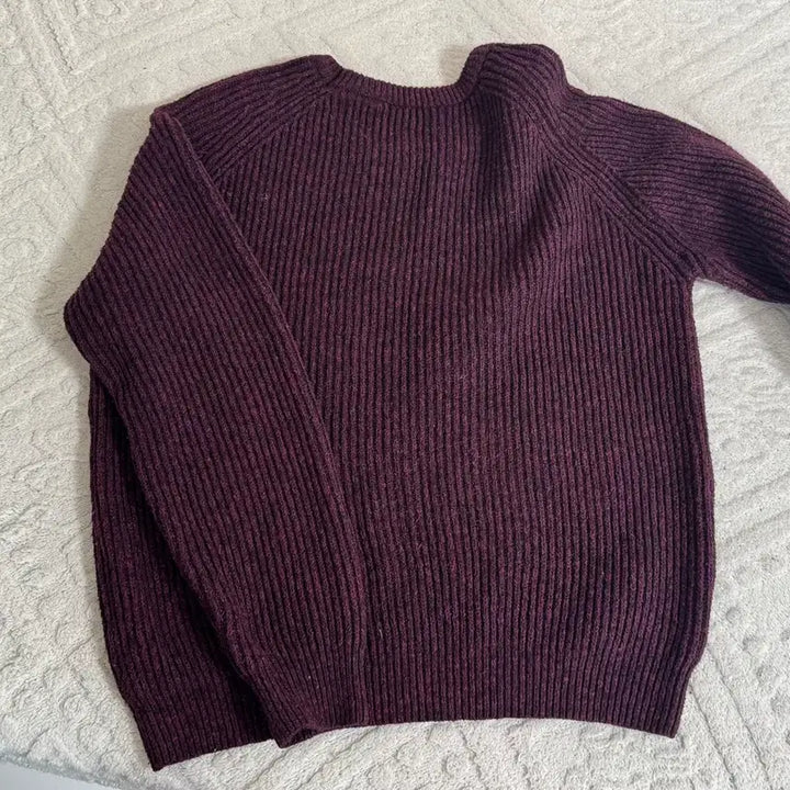 [BUNJANG] Lemaid Burgundy Knit Size 3 / 르마드 버건디 니트 3사이즈