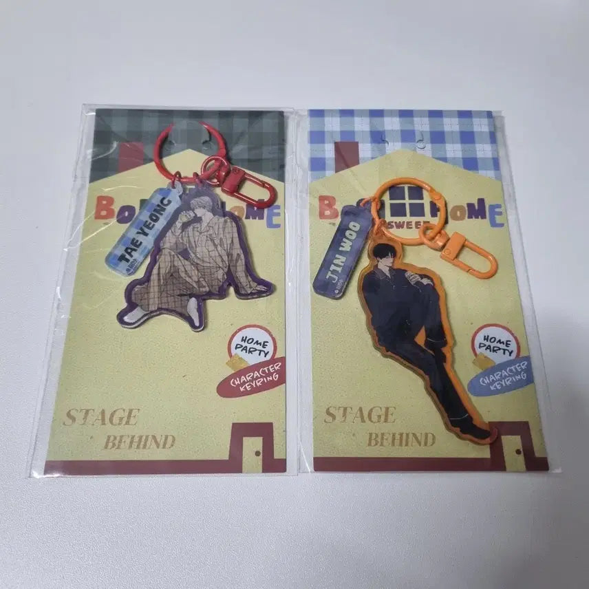 [BUNJANG] Stage Behind Character Keyring Bundle Set / 스테이지비하인드 캐릭터 키링 미개봉 일괄판매