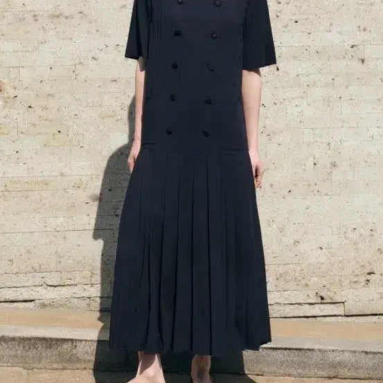 [SOLD OUT] 럭키슈에뜨 블랙 앤 화이트  원피스