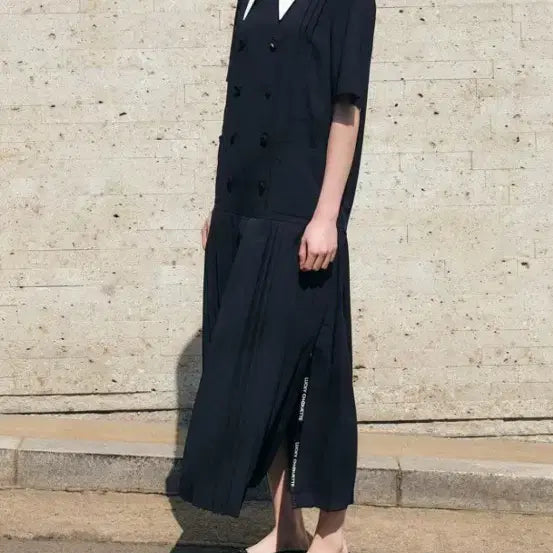 [SOLD OUT] 럭키슈에뜨 블랙 앤 화이트  원피스