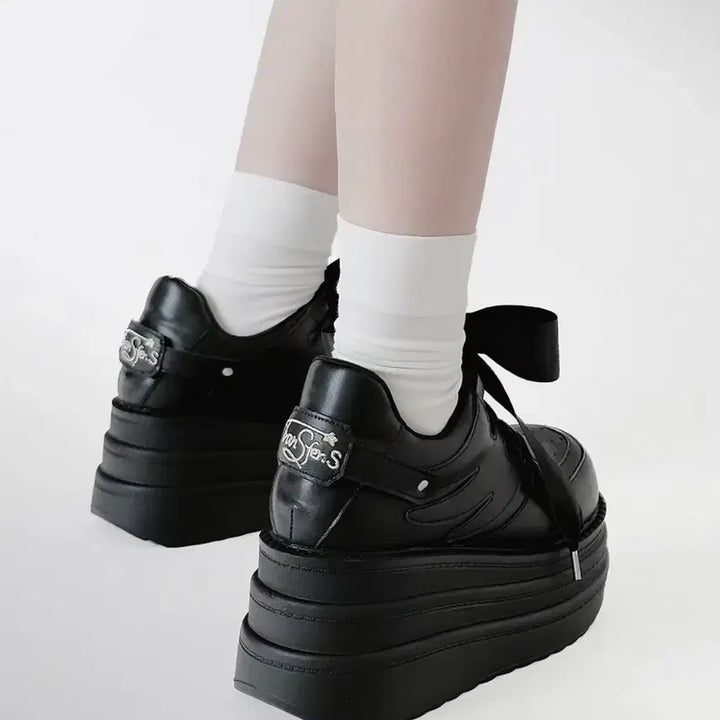 [BUNJANG] Generic Platform Punk Shoes / 지뢰계 양산형 펑크 통굽 신발