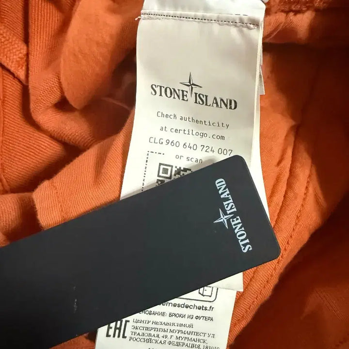 [BUNJANG] Stone Island Brushed Cotton Fleece Cargo Sweatpants / (새제품) 스톤아일랜드 브러시드 플리스 조거 팬츠