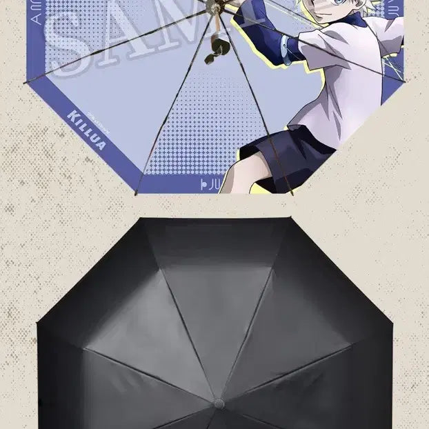 [BUNJANG] Hunter x Hunter Killua Umbrella / 헌헌 헌터x헌터 키르아 우산 판매